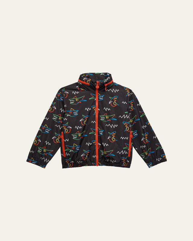 Boy's Sharks Jacket, Size 2-16